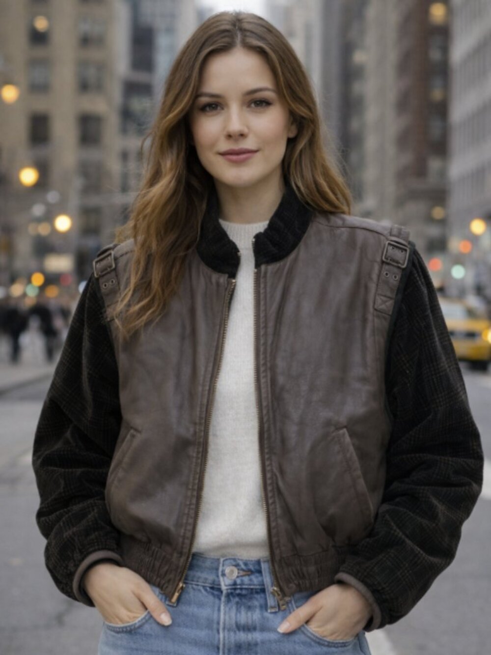 GORGEOUS ITALIAN LEATHER BOMBER! Vintage!